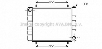 AVA QUALITY COOLING au2161 -  Радиатор, охлаждение двигателя